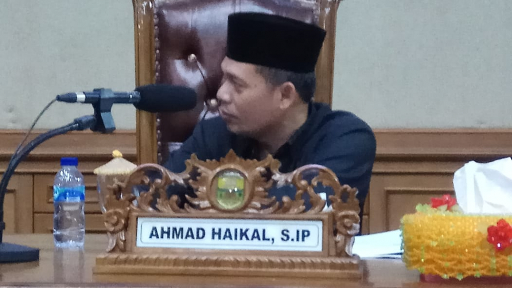 Wakil Ketua DPRD Muarojambi Ahmad Haikal