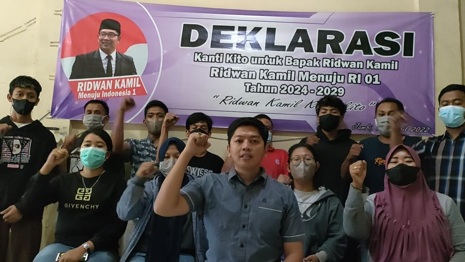 Relawan Kanti Kito saat Deklarasi Mendukung Ridwan Kamil 