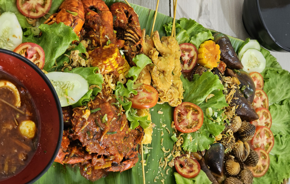Olahan Seafood Mix di Tungkal Seafood